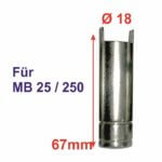 Gasdüse Punktgasdüse NW18 für MB 25 Brenner Gasdüse Einzelteil