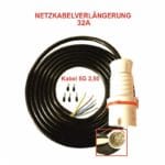 Stromkabel-CEE Verlängerung-Gummi H07RN-F 5G 2,5 IP44 mit Stecker 32A
