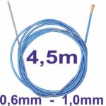 Drahtspirale Führungsspirale Drahtführung blau 0,6mm-1,0mm x 4,5 m