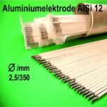 Aluminium Elektrode - Schweißelektrode - Stabelektroden AlSi 12 Ø 2,5x350