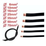 Stromkabel Batteriekabel H07V-K Ø6mm²/16mm²/25mm²/35mm²/50mm²/70mm² Kabel Meterware